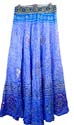 fashion dress with blue and purple color design