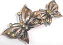 wonderful hair clip design with shiny butterfly pattern