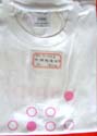 wholesale fashion T-shirt with pink circle pattern