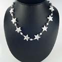 wholesale sterling silver necklace with star pattern