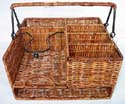 bamboo basket with a handle easy to carry