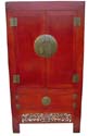 discount red wood cabinet design in traditional chinese style
