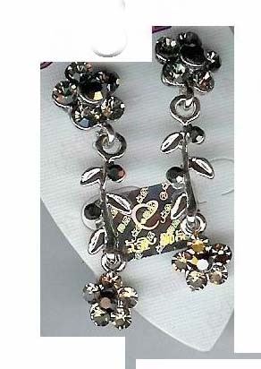 Fashion import jewlery wholesale bali flower shape studs earring 