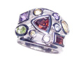 Gemstone jewelry store online supply assorted shape gemstone ring