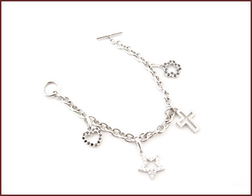 Worldwide importer and exporter wholesale teen's trendy charm bracelet