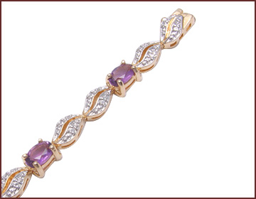 Gemstone jewelry store online supply discount amethyst gemstone bracelet 