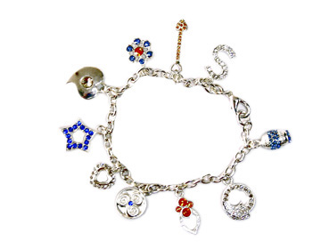 Costume jewelry wholesale supply teen's discount charm bracelet gift 