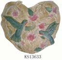Definding China import export online supply heart shape garden decoration
