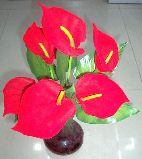 Artificial flower brooch supplier and manufacturer wholesale silk